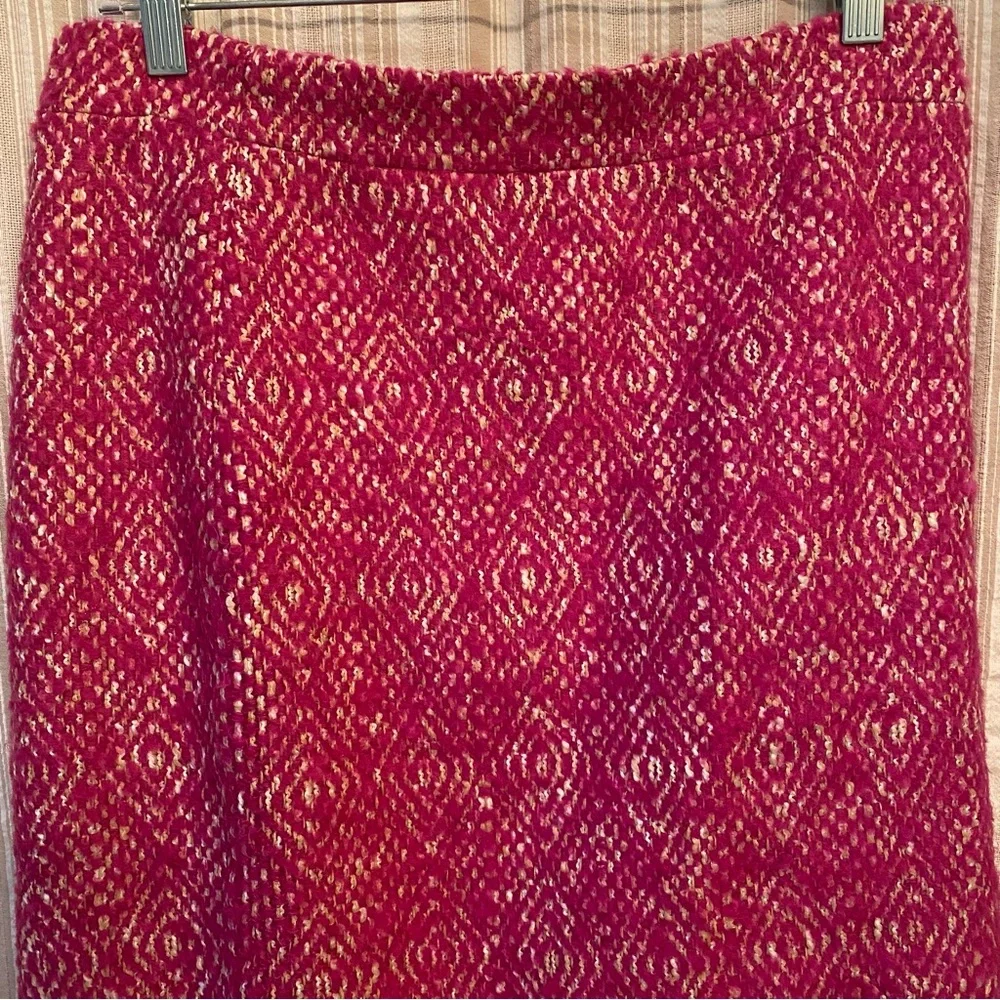 Women's Tweed Knit Wool Skirt